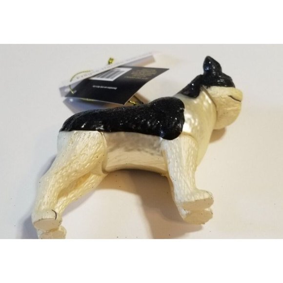 Robert Stanley Home Collection Christmas Ornament Boston Terrier Dog Black White - Picture 3 of 9